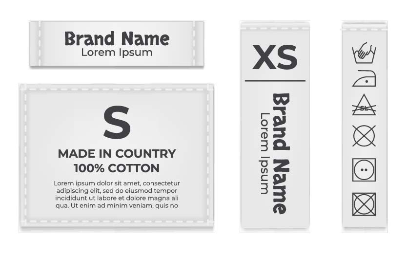Etiqueta para prendas personalizadas